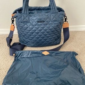 MZ Wallace Small Metro tote deluxe in Deep Teal
